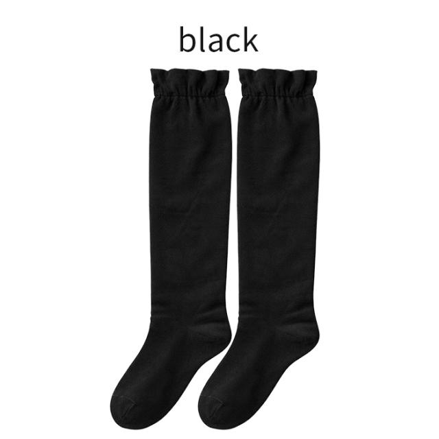【送料無料】 綿100%レディースおやすみハイソックス