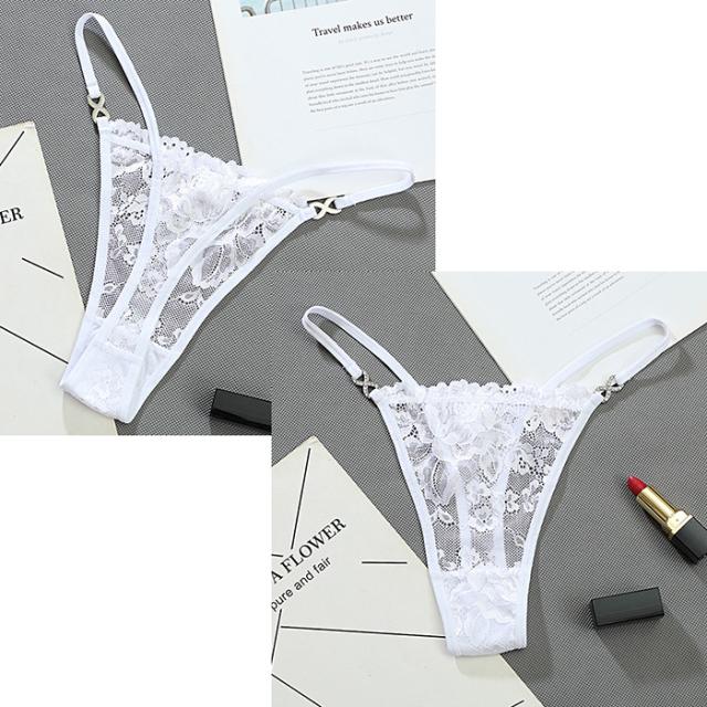 【プチプラ大特価】きらきらチャーム レディースレースTバック