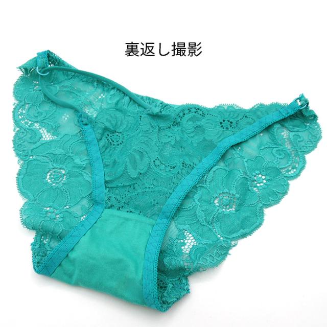 【プチプラ】 アシンメトリー総レース紐パンショーツ