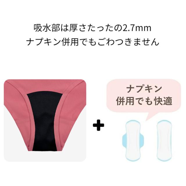 【送料無料】 多い日も安心 吸収型ブラジリアンサニタリー