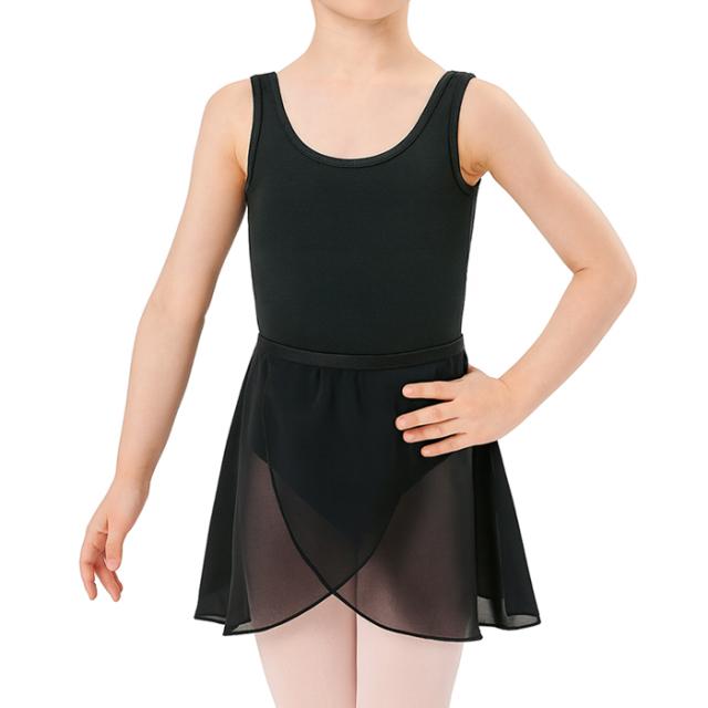 【送料無料】 選べる2タイプ 子供用バレエシフォンスカート