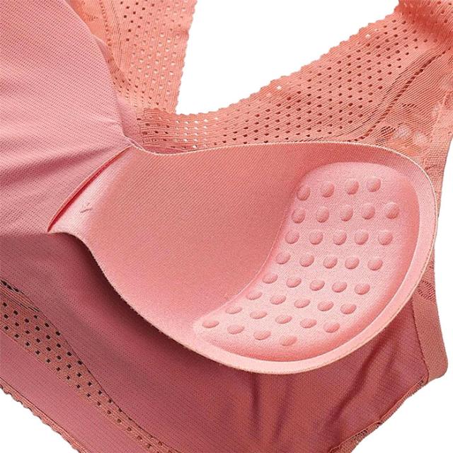 一体型パッド入りで通気性の良い楽ちん軽量ブラ！