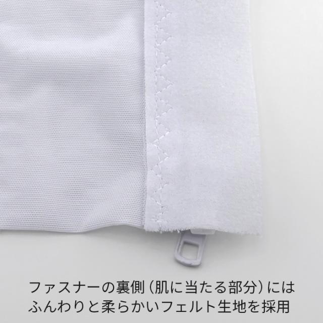 【送料無料】 着脱楽々フロントジッパー加圧インナー