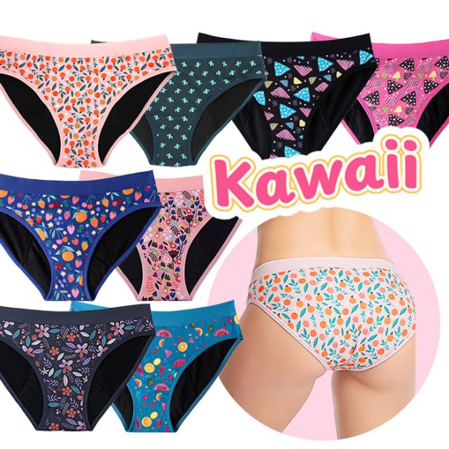 【送料無料】【数量限定福袋】 かわいい吸水型サニタリーパンツ