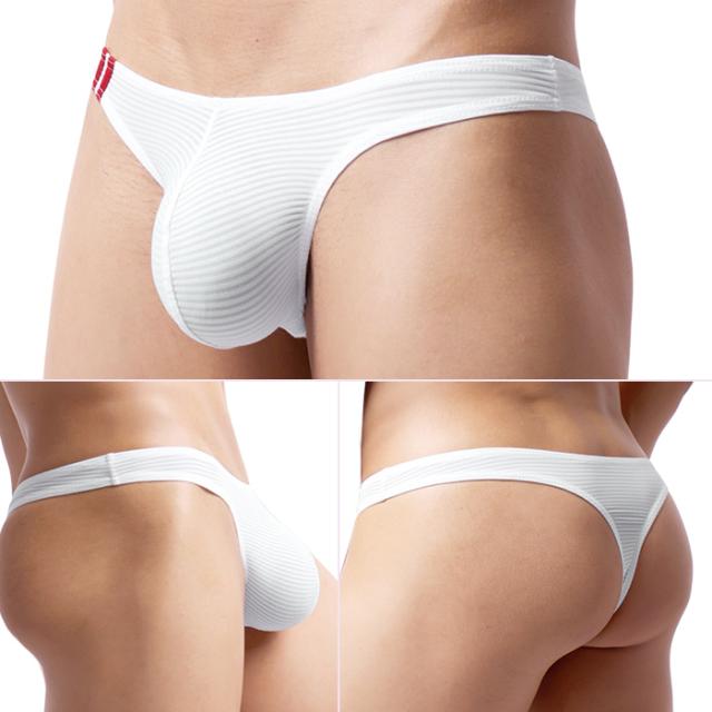 ボーダーでさりげなく魅せる、スタイリッシュメンズTバック