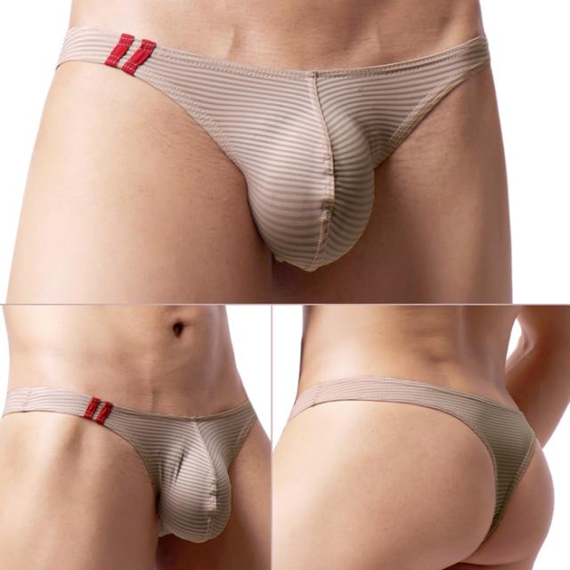 ボーダーでさりげなく魅せる、スタイリッシュメンズTバック