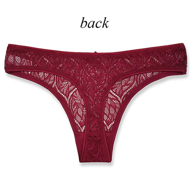 【プチプラ大特価】透ける繊細レースのレディースTバック