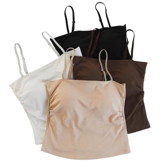 楽ちん＆今っぽい！1枚でキマる、クロップド丈ブラトップ