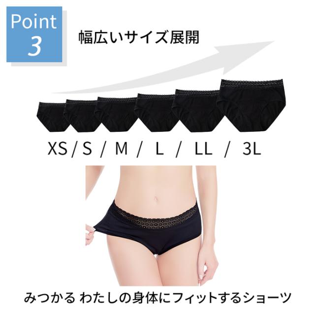 【送料無料】コットンでやさしい。幅広吸水で多い日も安心