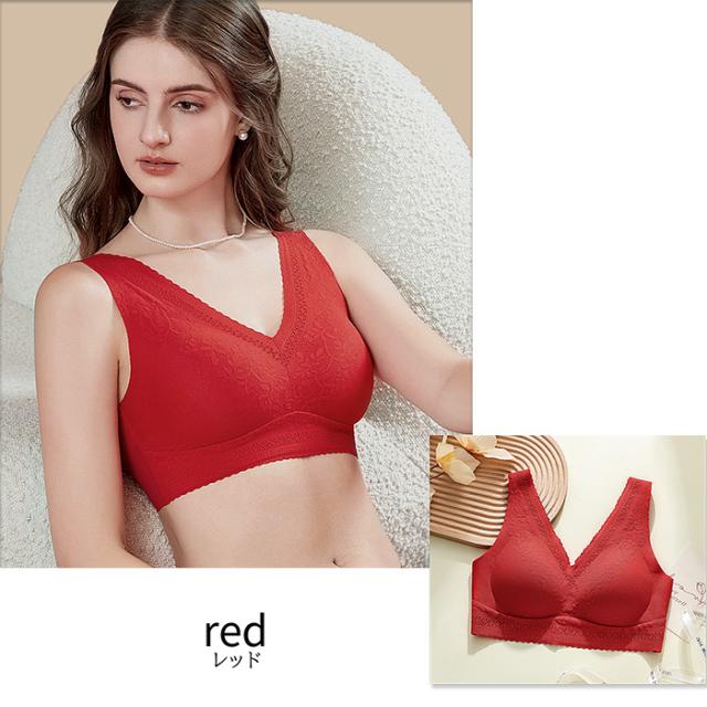 毎日着たくなる、花柄×シームレスブラ