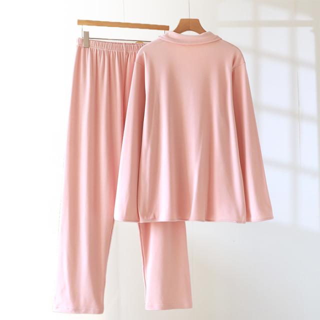 【送料無料】 やわらか起毛で快適に過ごせるレディースパジャマ