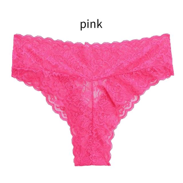 オープンバックデザインがセクシーな総レースTバック