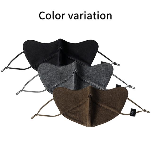 【送料無料】シルク×ウールであったか快適 立体シルクマスク