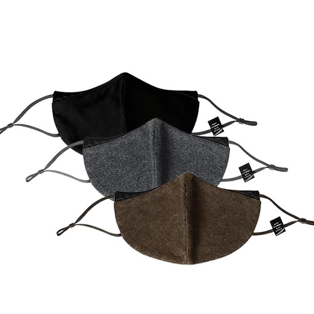 【送料無料】シルク×ウールであったか快適 立体シルクマスク