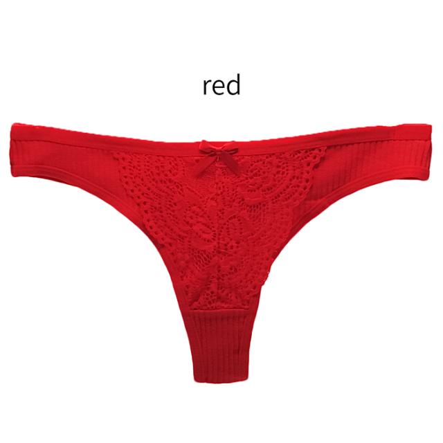 【プチプラ大特価】綿95％リブあみレディースTバックショーツ