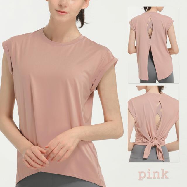 フレンチ袖ヨガウェア