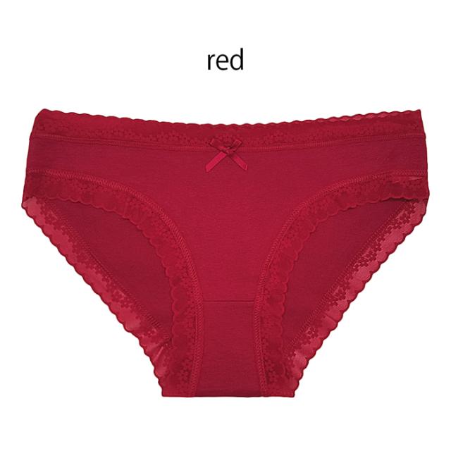 綿95％柔らかく穿きやすい股上浅めなスタンダードショーツ