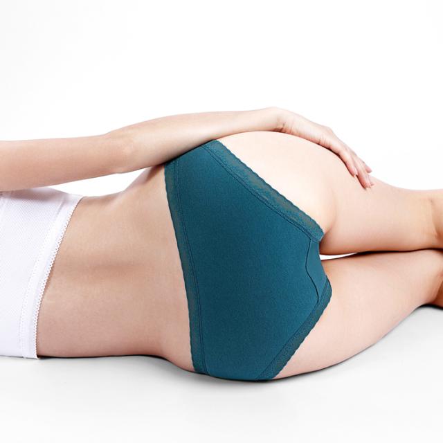 綿95％柔らかく穿きやすい股上浅めなスタンダードショーツ