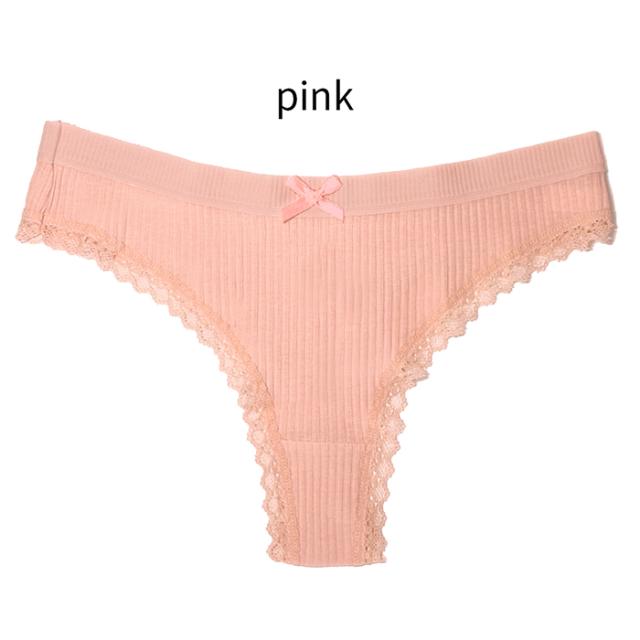 【プチプラ大特価】綿でお肌に優しい リブあみTバック