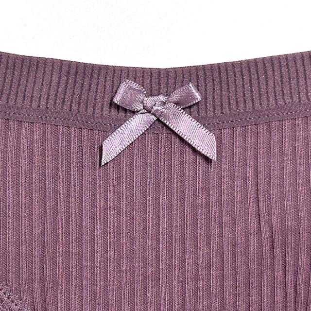 【プチプラ大特価】綿でお肌に優しい リブあみTバック