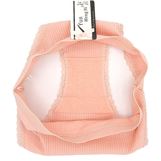 綿95％柔らかく穿きやすいリブ編みスタンダードショーツ