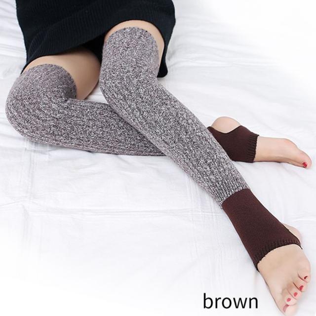 【送料無料】トレンカタイプ あったか綿素材のレッグウォーマー