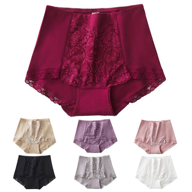 レディース綿95%ハイウエストショーツ