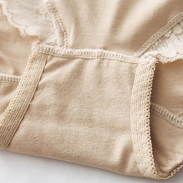 レディース綿95%ハイウエストショーツ