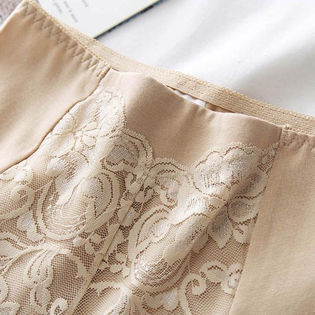 レディース綿95%ハイウエストショーツ