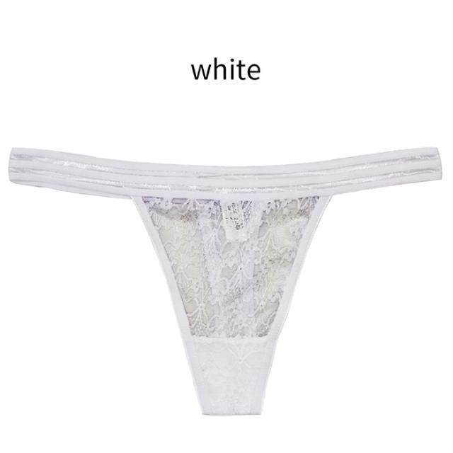 おしゃれな腰ゴムデザインの総レースレディースTバック