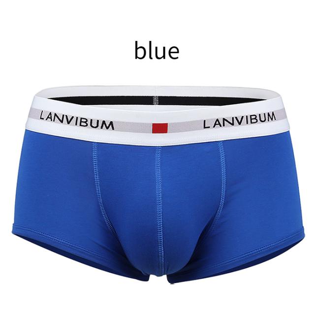 【送料無料】綿混素材で快適 シンプルメンズボクサーパンツ