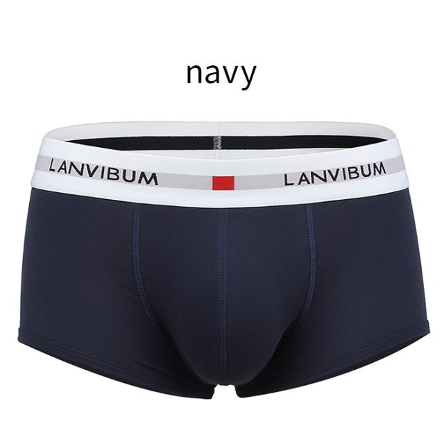 【送料無料】綿混素材で快適 シンプルメンズボクサーパンツ