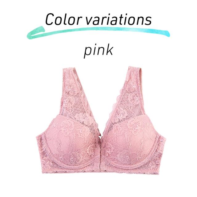 快適ストレッチ素材の前ホック型ナイトブラ