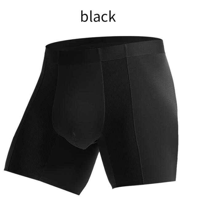 【送料無料】なめらかな肌触り3分丈メンズボクサーパンツ