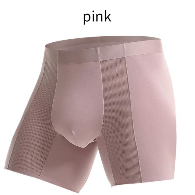 【送料無料】なめらかな肌触り3分丈メンズボクサーパンツ