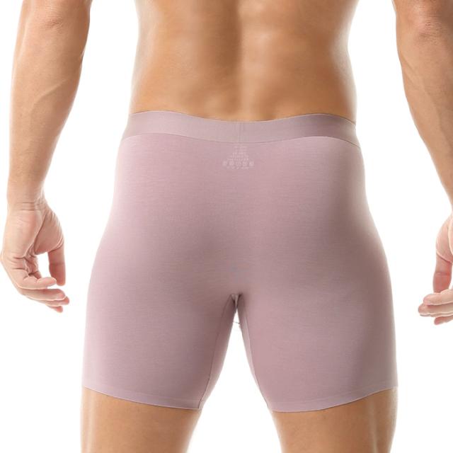 【送料無料】なめらかな肌触り3分丈メンズボクサーパンツ