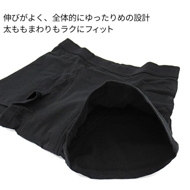 【送料無料】安心の多層構造！ボクサー型吸水サニタリーショーツ