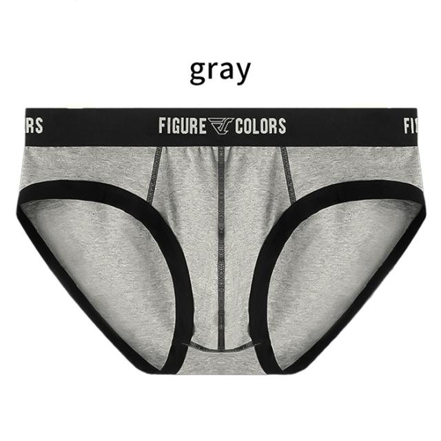 【送料無料】綿95% おしゃれなメンズ前閉じブリーフパンツ