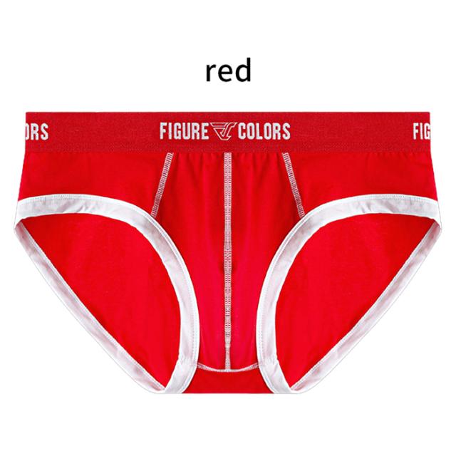 【送料無料】綿95% おしゃれなメンズ前閉じブリーフパンツ