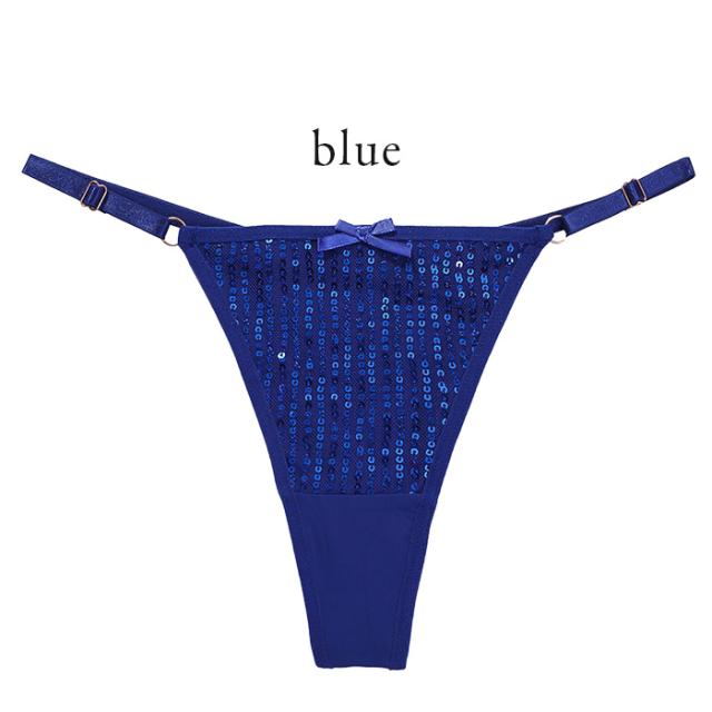 【プチプラ】 キラキラ華やかレディースTバックショーツ