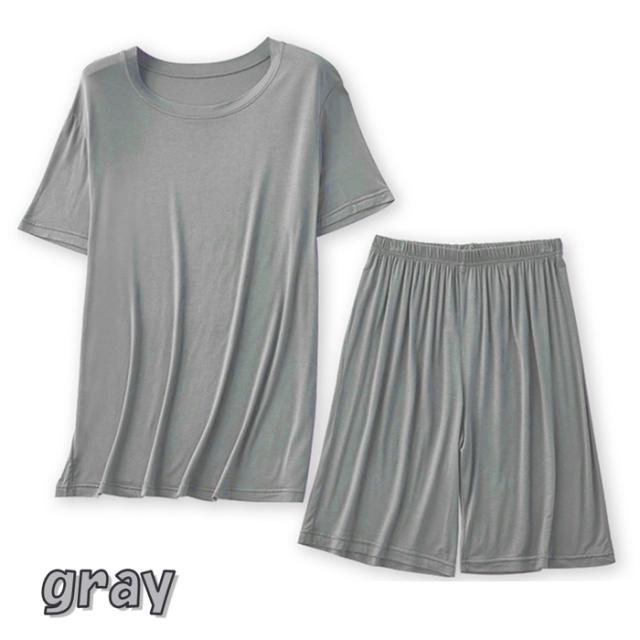 メンズ半袖短パンルームウェア上下セット