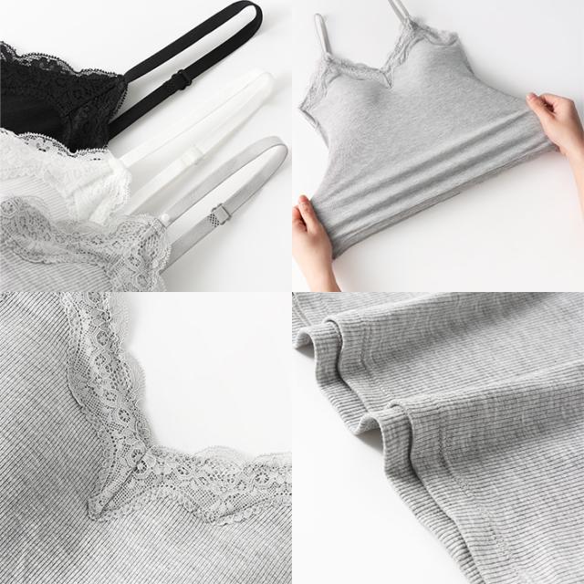 おしゃれも着心地も妥協しない、毎日使えるブラキャミ