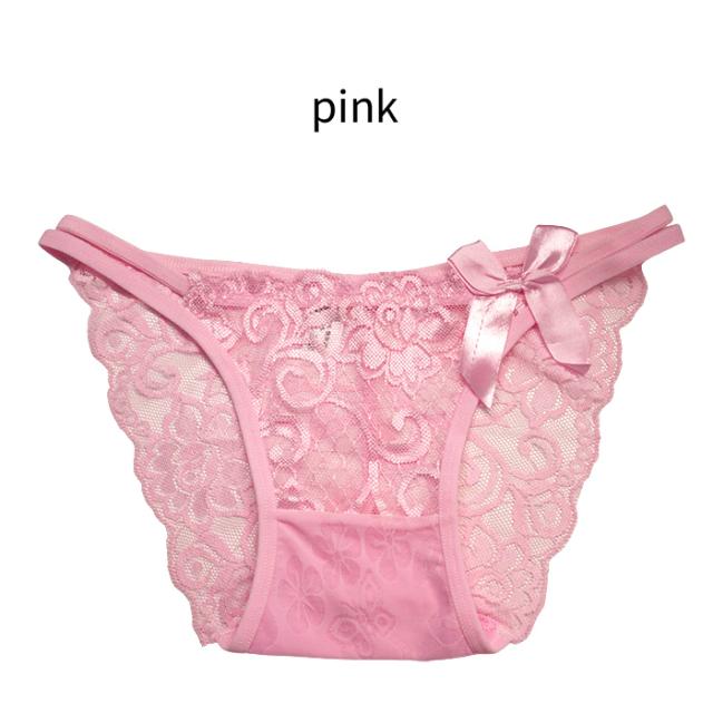 総レース×リボンで上品に魅せるブラジリアンショーツ