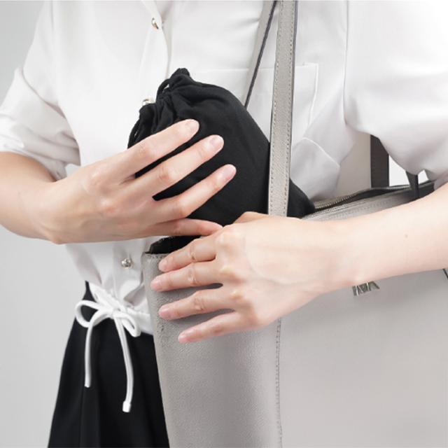【送料無料】 収納袋付きレディース携帯スリッパ