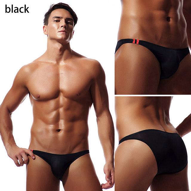 薄くて透ける メンズローライズビキニブリーフ