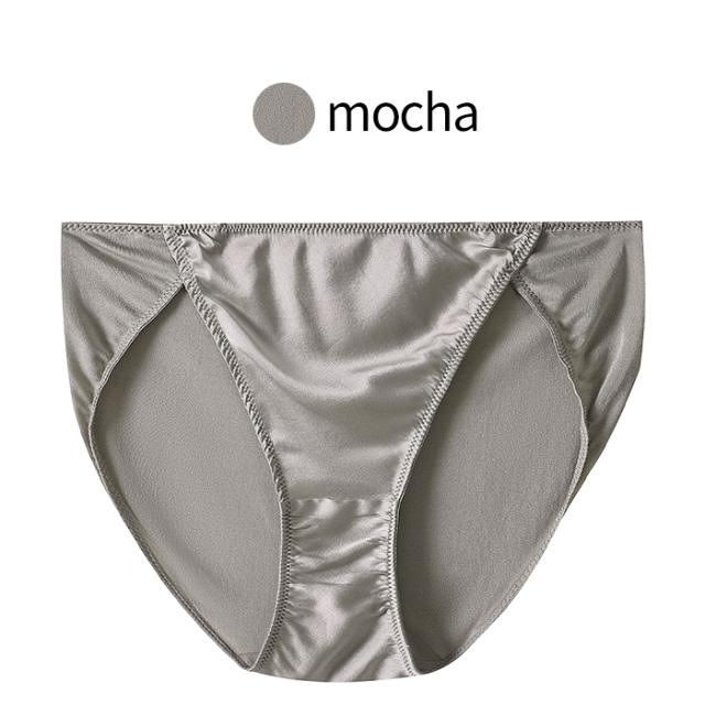 【送料無料】サテン×シルクで綺麗見えする上品ショーツ