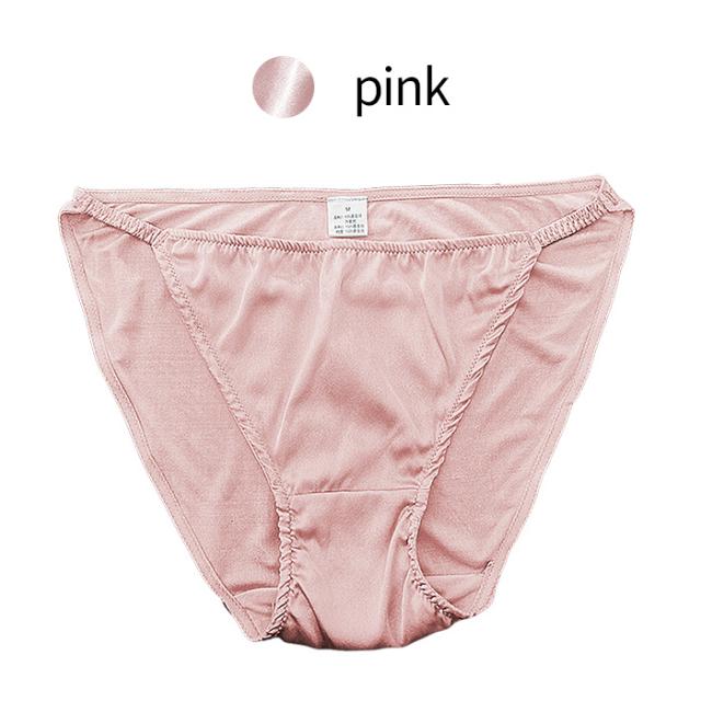 【送料無料】サテン×シルクでヒップまで美しく映えるショーツ