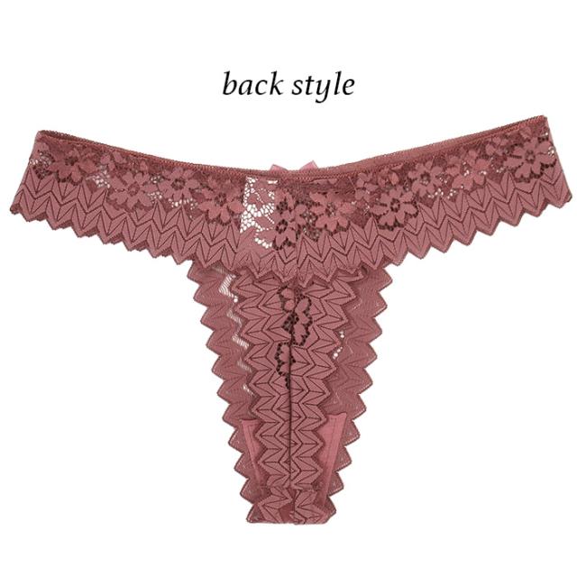 【送料無料】透け感レースで魅せるレディースTバック