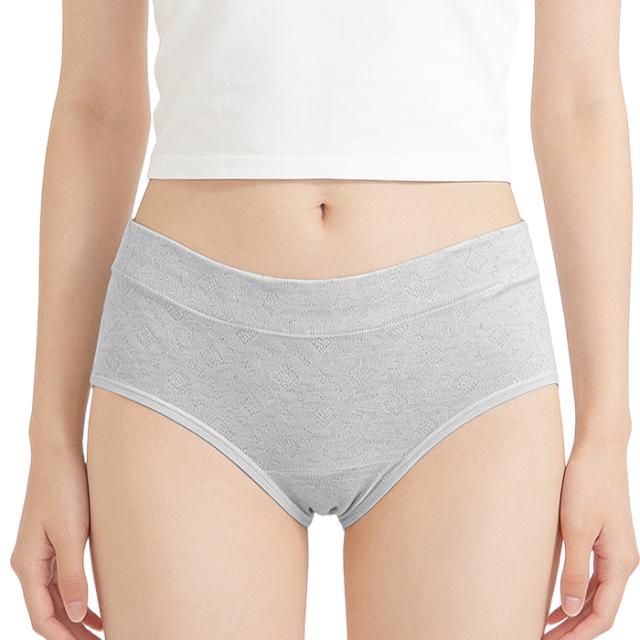 【送料無料】 綿混素材でやさしい履き心地のジャガードショーツ