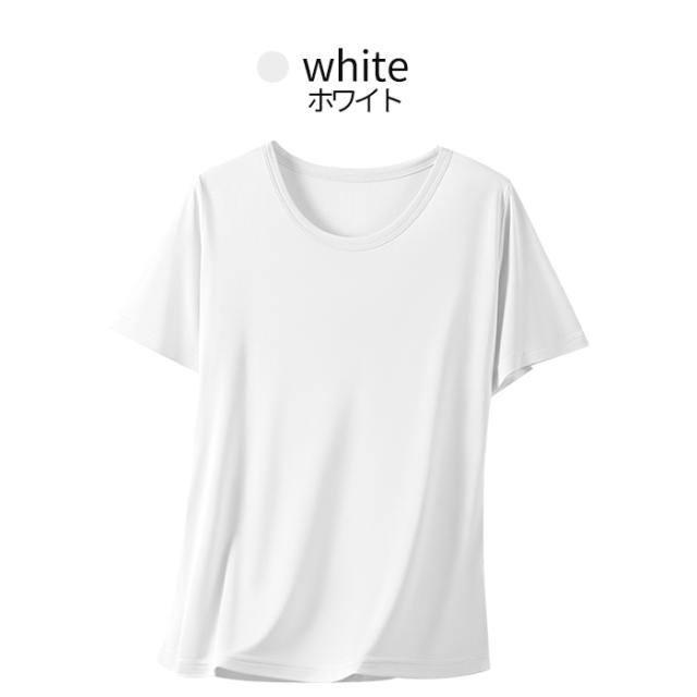 贅沢な着心地、シルク100％Tシャツ